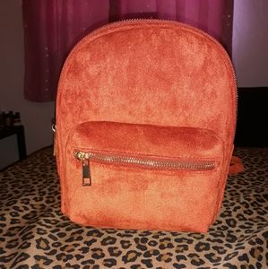 NWT Suede mini backpack